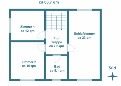 Grundriss Obergeschoss
