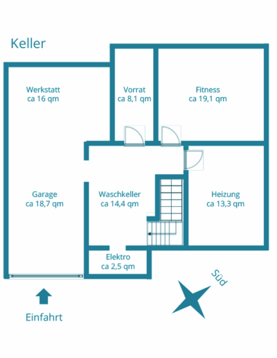 Grundriss Keller