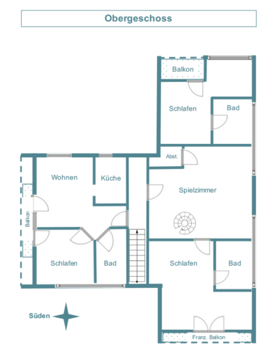 Grundriss Obergeschoss