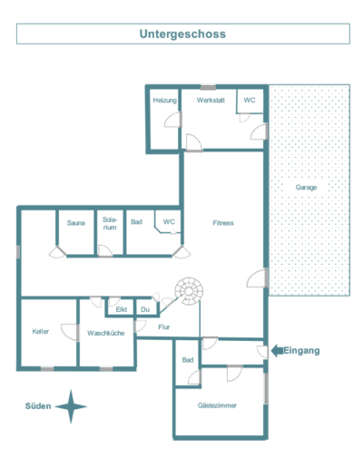 Grundriss Untergeschoss